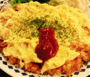 オムライス大盛り（ふんわり卵）